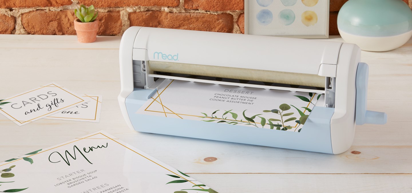 Mead Cold Seal Laminator on desk