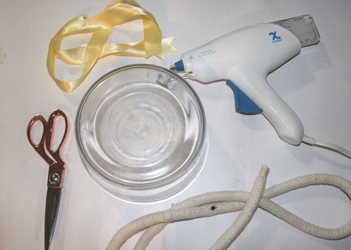 Glue guns and ribbon