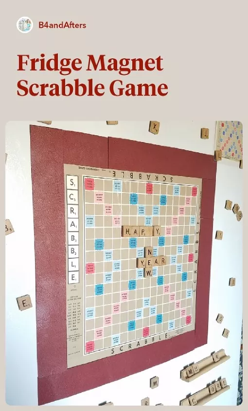 Scrabble Wall Board